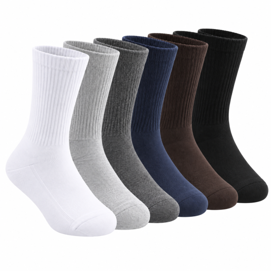 Comfort Cotton Crew Socks
