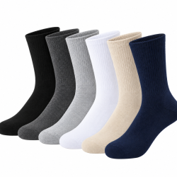 Everyday Cotton Crew Socks